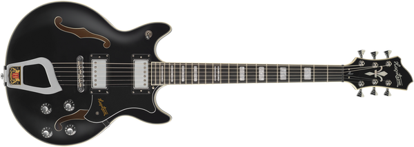 Hagstrom Alvar Black Electric Guitar