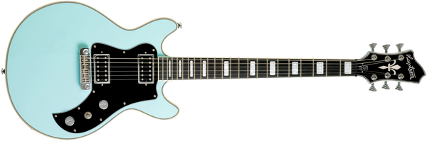 Hagstrom Megin Aged Sky Blue Electric Guitar
