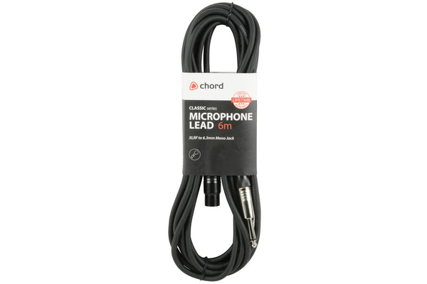 Chord Classic Series XLR-Jack cable 6m