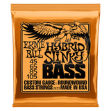 Ernie Ball HYBRID SLINKY NICKEL WOUND ELECTRIC BASS STRINGS - 45-105 GAUGE