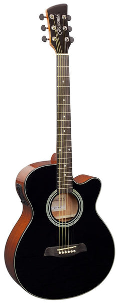 Brunswick BTK50 Grand Auditorium Electro-Acoustic Guitar - Black
