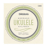 D'Addario EJ88S Nyltech Ukulele, Soprano