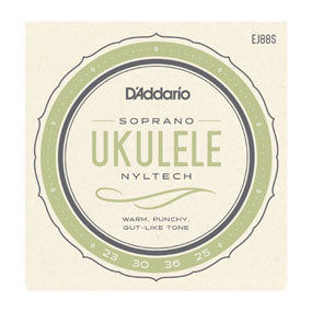 D'Addario EJ88S Nyltech Ukulele, Soprano