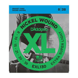 D'Addario EXL130 Nickel Wound, Extra-Super Light, 08-38
