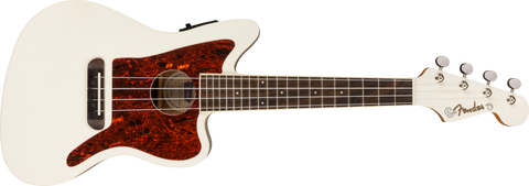 Fender Fullerton Jazzmaster Ukulele - Olympic White (B-Stock)