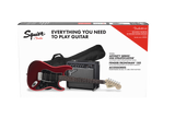Squier Affinity Series HSS Stratocaster Pack - Candy Apple Red