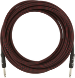Fender 18.6ft Professional Series Instrument Cable - Red Tweed