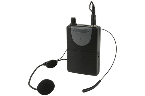 QTX VHF Neckband Wireless Mic + Beltpack for QRPA & QXPA