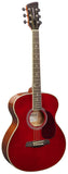 Brunswick BF200 Grand Auditorium Acoustic Guitar - Red