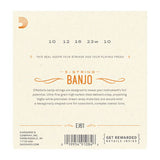 D'Addario EJ61 5-String Banjo, Nickel, Medium, 10-23