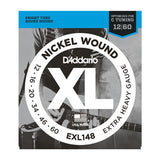 D'Addario EXL148 Nickel Wound, Extra-Heavy, 12-60