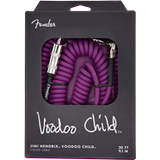 Fender Jimi Hendrix Voodoo Child coiled cable 30ft - Purple