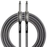 Kirlin Fabric Series Instrument Cable -10ft Black