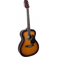 Adam Black O-2 Brown Sunburst Acoustic Guitar